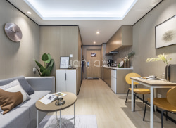 独栋·冠寓 冠寓东城明石国际公寓 特惠4号线明石路地铁口-45平带阳台网红公寓 1室1厅_龙湖葛洲坝景粼天著租房