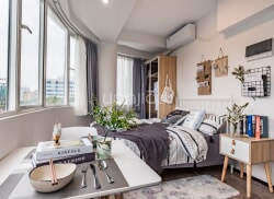 独栋·金地草莓社区 西乡旗舰店 【长租户型】花园景观全景房，前3名签约赠200元搬家礼 开间_西乡大道345号租房