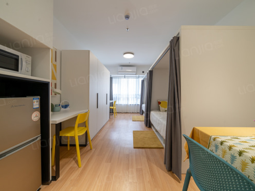 独栋·城家公寓 城家铱工场周市人才公寓 咨询领取优惠   双床户型    独厨独卫 开间