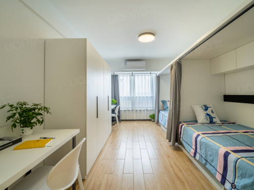 独栋·城家公寓 城家铱工场周市人才公寓 双床户型！精装闺密房！独厨独卫！超多储物！ 开间