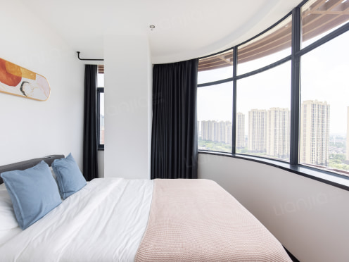 独栋·城家公寓 城家公寓常熟滨江新城店 两房精装带阳台直租 2室1厅