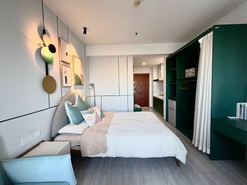 独栋·欧莱雅郡 欧莱雅郡店 特价房/ 押一付一/ 民水民电 /近德思勤汽车南站/房东直租/独立卫生间/5号线 1室1厅