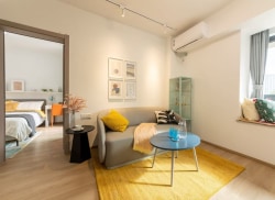 独栋·「首开乐尚」 香悦店 网红公寓 带阳台飘窗 网红户型 边套隐私强 1室1厅_首开香悦租房