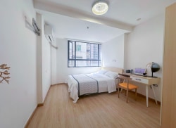 独栋·珑寓 宝岗店 单间无遮挡大窗/毕业季特惠押金随时可退/押一付一/电梯独栋/民水电/不短租 开间_前锋商务楼租房