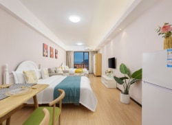 独栋·欢居置业 保利店 可月付短租东港保利天禧地铁口精装修一室开间65平南向明厨明卫 开间_保利天禧π公馆租房