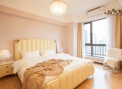 独栋·欢居置业 保利店 可月付短租近海边地铁口设计师主题一室一厅独立客厅厨房75平随时看房入住 1室1厅_保利天禧π公馆租房