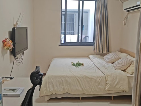 独栋·魔方公寓 苏州三香路店 暖春租房季活动长租近附二院市政府一居室 开间