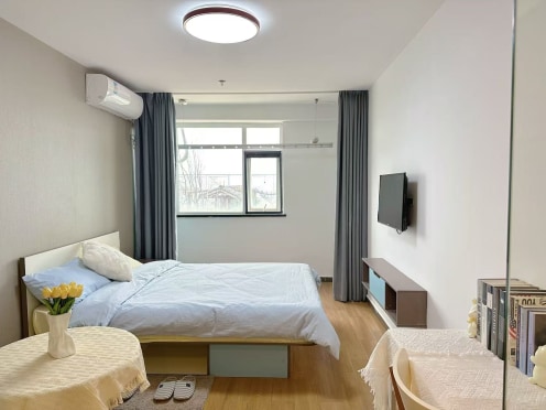 独栋·魔方公寓 苏州观前街店 暖春租房季长租近地铁乐桥市立医院 1室1厅