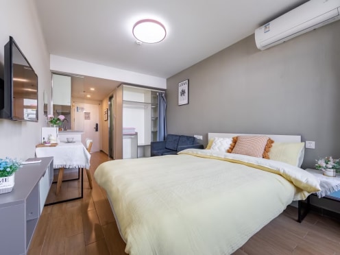 独栋·魔方公寓 苏州观前街店 长租新出朝南一居 开间