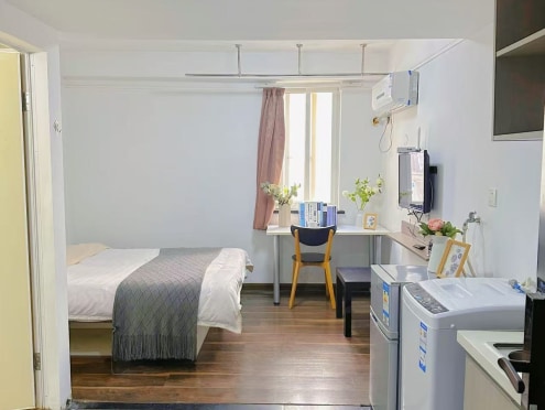 独栋·魔方公寓 苏州观前街店 暖春租房季活动新上典雅一居室 开间