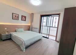 独栋·久拾公寓 逸品华府店 铁路局 省二院 东方红广场 空调 电梯房 三室 3室1厅_商贸大世界写字楼租房