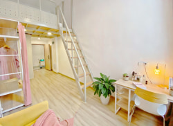 独栋·冠寓 大连高新火炬路店 立享95折近浦项IT/纳米/三丰大厦  仅2套七贤岭地铁口  可短租拎包入住舒适温馨复式B 1室1厅_芝麻街租房