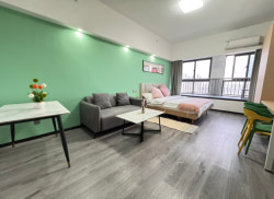 独栋·无锡乐之家公寓 广石路店 无中介 不短租近广石路地铁口 刘谭 免费wifi 精装  健身房 1室1厅_梁溪瞻江国际人才社区租房