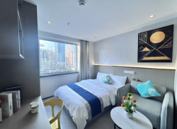 独栋·无锡乐之家公寓 三阳广场店 三阳广场 1/2号地铁 可短租3个月起 近恒隆 月付无忧 免费宽带健身房 1室1厅_崇安寺国际人才社区租房