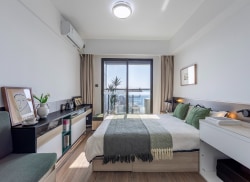 独栋·中海友里公寓 光明城店 近万润大厦 中海花园小区房 押一付一 民水电 近地铁高铁 家具齐全 拎包入住 开间_中海观园租房