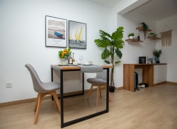 独栋·泊寓 桃园路五店 【通富微电子员工专享】走路到达，无宗介、统一管理，双重折扣 1室1厅_聚贤公寓租房