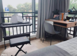 独栋·泊寓 桃园路店 【限时秒杀8折起】2公里彩虹漾，交通便利，环境安静24小时安保 2室1厅_聚贤公寓租房