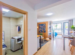 独栋·泊寓 桃园路店 【提前预定享租金券】预定留房，押一付一 1室1厅_聚贤公寓租房