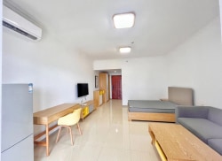 独栋·开源·橙际公寓 城东店 半年租省 300！免费健身 + 24 小时安保，可开发票 + 可做饭，带天然气超实用的好房 1室1厅_中骏世界城租房