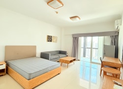 独栋·开源·橙际公寓 城东店 民水民电正规公寓 家具家电全齐 随时看房16 1室1厅_中骏世界城租房