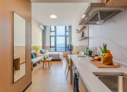 独栋·冠寓 珠海北站店 【唐家企业租房减200】近宝龙城  大品牌冠寓连锁 低能耗家电 24小时管家/安保服务 家电齐全 开间_天地源上唐府租房