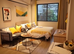 独栋·冠寓 珠海前山环宇路店 限时特惠前山环宇城附近 珠-澳通勤方便 停车方便 押一付一 租期灵活 开间_宏华花园租房