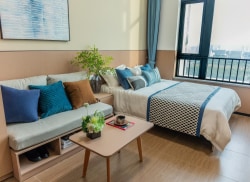 独栋·冠寓 珠海北站店 【短租打折】步行5min珠海北站 30min到口岸 家电齐全 免费健身房  24小时服务 开间_天地源上唐府租房