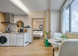 独栋·源悦里青年公寓酒店 国贸店 东莞南城租房丨商务差旅 豪装一房一厅 拎包入住 1室1厅_美居中心装修材料城租房