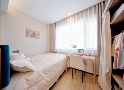 独栋·源悦里青年公寓酒店 国贸店 国贸CBD丨地铁口+全天智能安防 +管家服务+拎包入住 开间_美居中心装修材料城租房