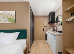 独栋·源悦里青年公寓酒店 东莞国贸店 鸿福路地铁站 静逸独居首选 南北通透 24h安保 开间_美居中心装修材料城租房