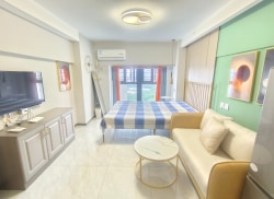 独栋·袋鼠公寓 六公里店 交大旁 轻奢大单配 大床大沙发  可养宠物 可月付 QF 开间_中梁百悦汇租房