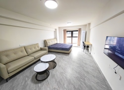 独栋·袋鼠公寓 渝北鹿山地铁站店 可押一付一 0中介 鹿山轻轨精装超大单配带储物间 空间大Y 开间_融创中央广场租房