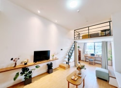 独栋·深业有居 金三角大厦店 可短租 押一付一 南向光线好 精品大复式 1室1厅_金三角大厦租房