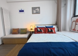 独栋·城发成家 银丰玖玺广场店 汉峪金谷周边押一付一可公积金付款，近地铁4、6号线下楼即可到达盒马 1室1厅_银丰玖玺广场租房