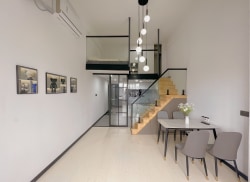 独栋·后生家 绍兴青年人才社区城市广场店 精装LOFT/临城市广场地铁站/进修过渡/押一付一/整租独卫/家电家具齐/拎包入住 1室1厅_新河弄69号租房