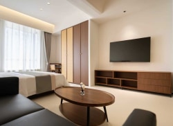 独栋·安泊斐服务公寓 广州天河店 【送免租期】豪华装修全屋智能温馨一居室 开间_东莞庄路21号租房