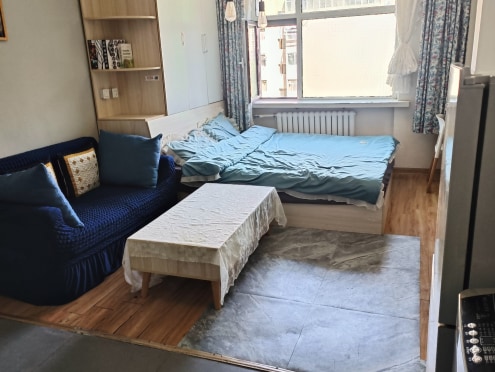 独栋·平台合作机构 金河小区店 张苏滩铁站口/温馨一居室/多路公交出行方便/可免押 1室1厅