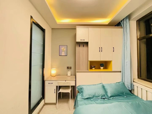 独栋·平台合作机构 久拾知寓焦家湾店 焦家湾地铁口/整租一居室/可月付/可免押 1室1厅