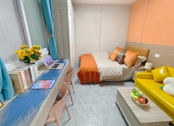 独栋·克拉美家公寓 虎泉店 *虎泉正地铁口  特惠整租一居 月付 可做饭 1室1厅_荣校教师小区租房