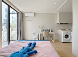 独栋·贝壳新青年公寓 南翔店 南翔阳光大平层/品牌直租/落地飘窗/近地铁0中介 1室1厅_南翔绿谷租房