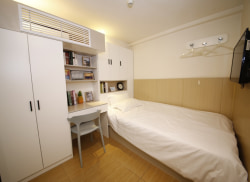 独栋·光圈公寓 太白南路店 单人无窗一居室  拎包入住 无中介 开间_中天国际公寓租房