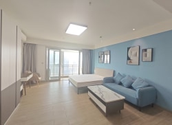 独栋·松寓 专家公寓 立省XX元专享85折！松寓57平西向单间直租，近佳纷天地，短租月付押一，家电齐低能耗，房间收纳空间大 开间_创新广场租房