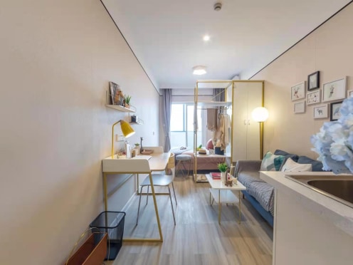 独栋·龙湖冠寓 苏州独墅湖店 近西浦学生折扣精装公寓 1室1厅