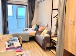 独栋·龙湖冠寓 苏州独墅湖店 学生公寓首选 2/8号地铁 拎包入住 园区公寓 24H安保 智能门锁 开间_腾飞苏州创新园租房