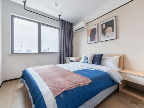 独栋·龙湖冠寓 苏州东吴天街店 2/4号线地铁口旁 园区附近舒适温馨开间  公寓直租免中介费 1室1厅