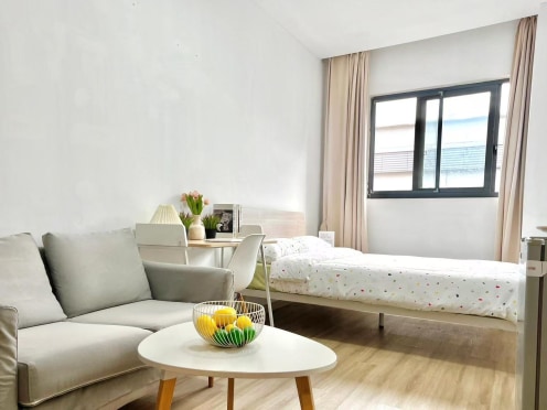 独栋·龙湖冠寓 苏州太湖西路店 开学季拎包入住专属管家健身房近苏科大特惠公寓 1室1厅