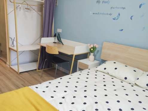 独栋·龙湖冠寓 苏州伟业高新路店 学生享折上折·吴江天虹·特惠精选公寓·拎包入住 开间