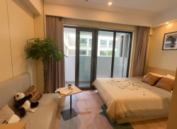 独栋·冠寓 海曙胜丰工业园店 【地铁4号线】环城西路丨近龙湖天街丨精装一居室丨独立卫浴 1室1厅_胜丰工业园租房