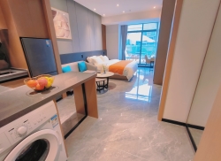 独栋·诗莱德酒店公寓 诗莱德行政公寓店 豪华温馨一居大庭院 1室1厅_嘉宏松湖里的鱼租房