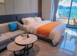 独栋·诗莱德酒店公寓 诗莱德行政公寓店 阳光豪华一居室独立院落 1室1厅_嘉宏松湖里的鱼租房